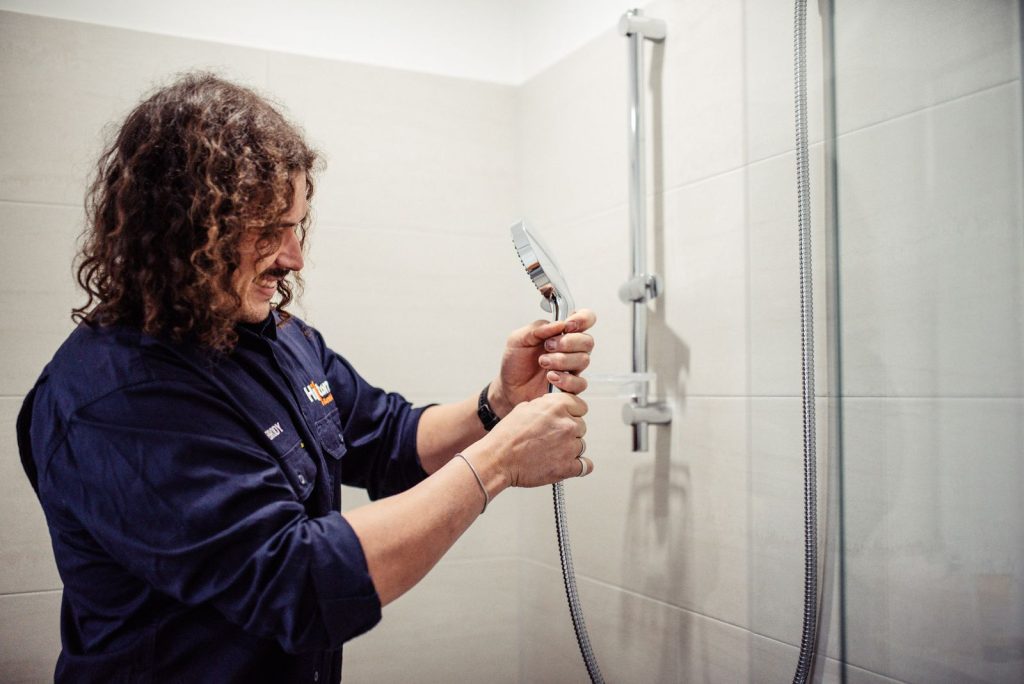 Lesmurdie Plumber fixing a shower
