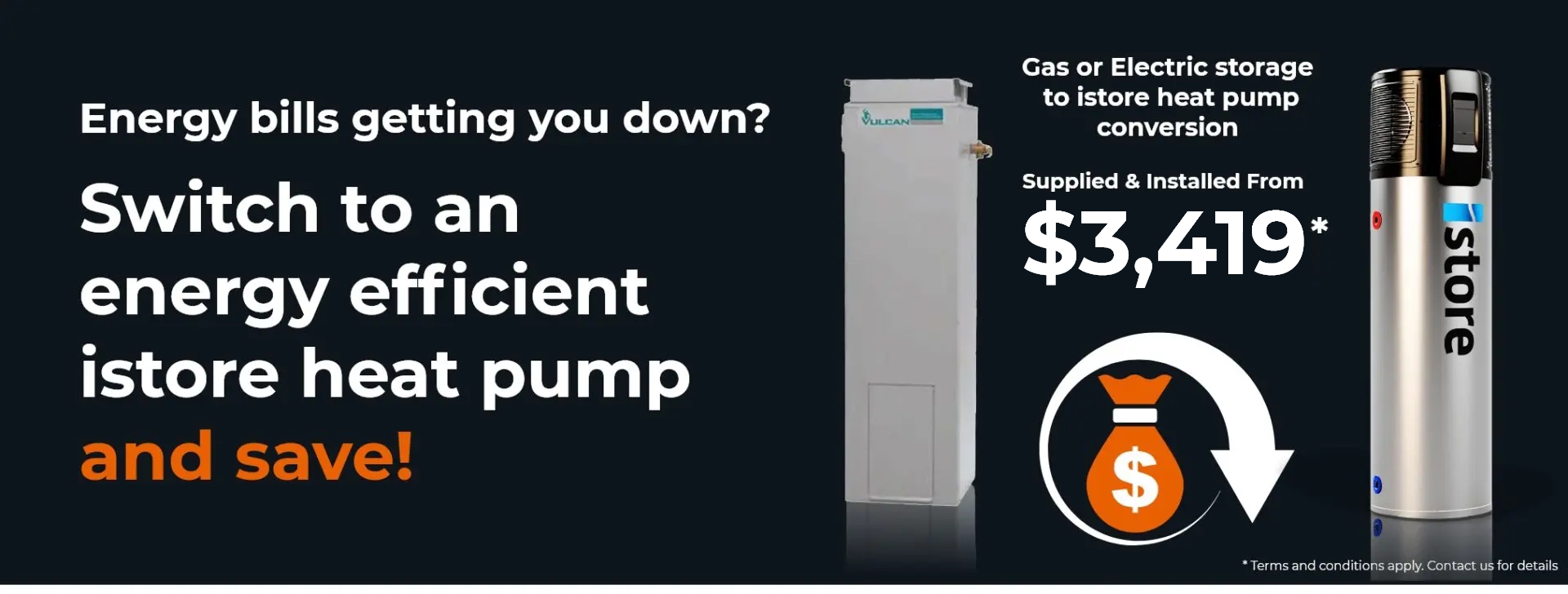 heat pump hot water system promotion